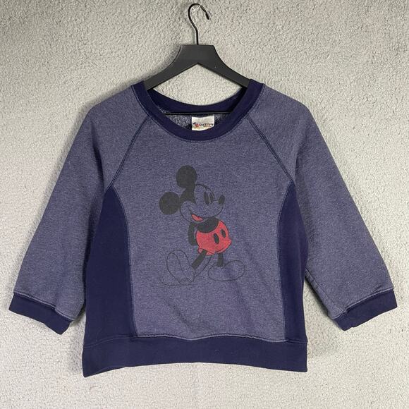 Walt Disney World Mickey Mouse Purple Crewneck Sweatshirt Women's Medium - Picture 5 of 6